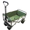 Outdoor Garden Park Utility kids wagon portable beach trolley cart camping foldable with big wheels folding wagon