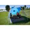 Sand Island 7.5' x 7.5' Sunshade Beach Tent, with UV Protection and Hidden Pocket